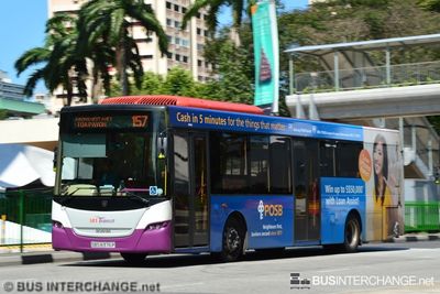 Bus 157 - SBS Transit Scania K230UB (SBS8376P)