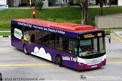 Bus 105 - SBS Transit Scania K230UB (SBS8488A)