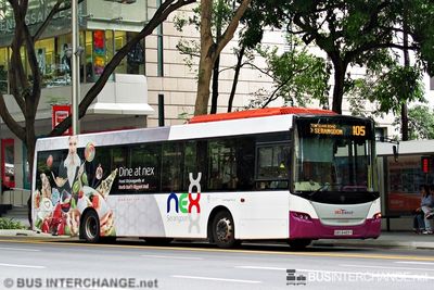 Bus 105 - SBS Transit Scania K230UB (SBS8489Y)