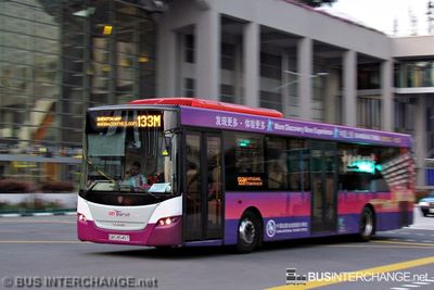 Bus 133M - SBS Transit Scania K230UB (SBS8545T)