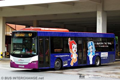 Bus 57 - SBS Transit Scania K230UB (SBS8551A)
