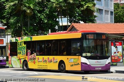 Bus 66 - SBS Transit Scania K230UB (SBS8627R)