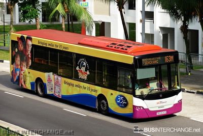 Bus 163M - SBS Transit Scania K230UB (SBS8640B)