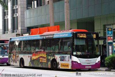Bus 10 - SBS Transit Scania K230UB (SBS8663K)