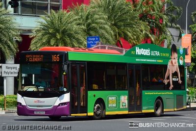 Bus 166 - SBS Transit Scania K230UB (SBS8691D)