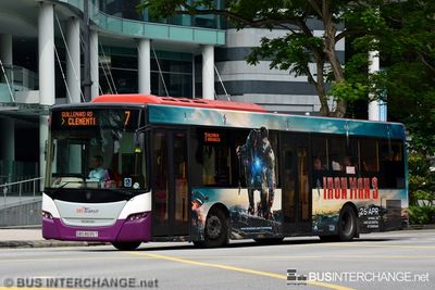 Bus 7 - SBS Transit Scania K230UB (SBS8695T)