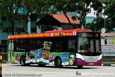 Bus 79 - SBS Transit Scania K230UB (SBS8698K)