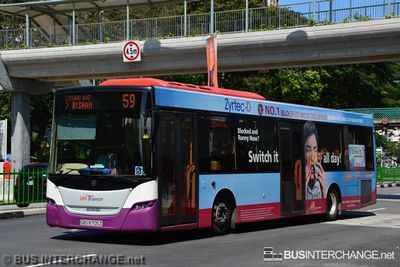 Bus 59 - SBS Transit Scania K230UB (SBS8705Z)