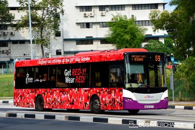 Bus 59 - SBS Transit Scania K230UB (SBS8707T)