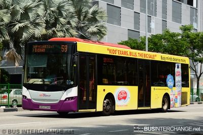 Bus 59 - SBS Transit Scania K230UB (SBS8708R)