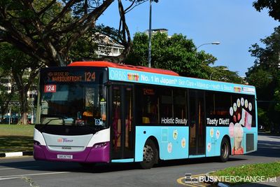 Bus 124 - SBS Transit Scania K230UB (SBS8711E)
