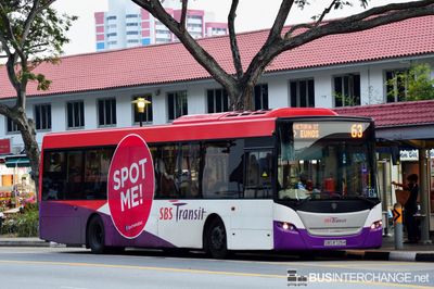 Bus 63 - SBS Transit Scania K230UB (SBS8725R)
