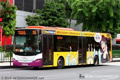 Bus 136 - SBS Transit Scania K230UB (SBS8761K)