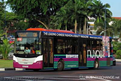 Bus 136 - SBS Transit Scania K230UB (SBS8762H)