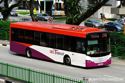 Bus 231W - SBS Transit Scania K230UB (SBS8808K)