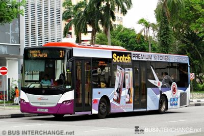 Bus 31 - SBS Transit Scania K230UB (SBS8837B)