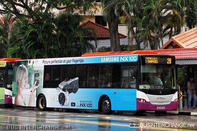 Bus 28 - SBS Transit Scania K230UB (SBS8841M)