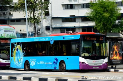 Bus 22 - SBS Transit Scania K230UB (SBS8857T)