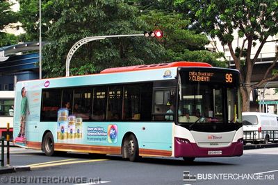 Bus 96 - SBS Transit Scania K230UB (SBS8895H)