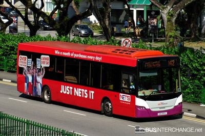 Bus 142 - SBS Transit Scania K230UB (SBS8911U)