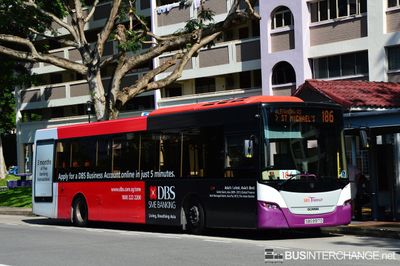 Bus 186 - SBS Transit Scania K230UB (SBS8917D)