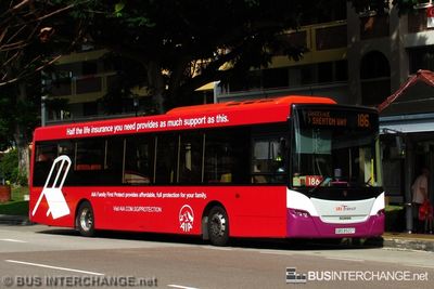 Bus 186 - SBS Transit Scania K230UB (SBS8920T)