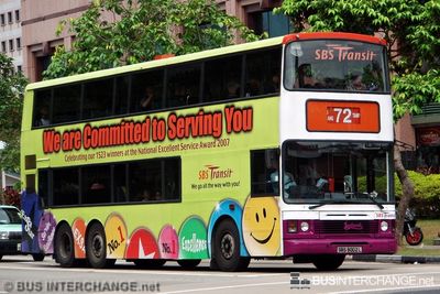 Bus 72 - SBS Transit Leyland Olympian (SBS9002L)
