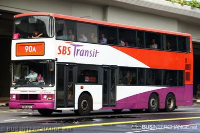 Bus 90A - SBS Transit Leyland Olympian (SBS9147C)