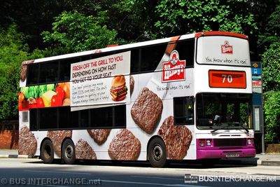 Bus 70 - SBS Transit Leyland Olympian (SBS9185S)