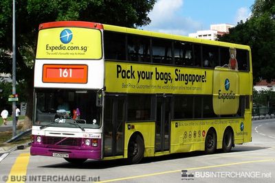 Bus 161 - SBS Transit Volvo Olympian (SBS9207M)