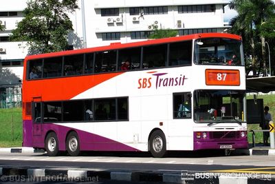 Bus 87 - SBS Transit Volvo Olympian (SBS9209H)
