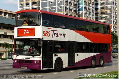 Bus 74 - SBS Transit Volvo Olympian (SBS9228C)