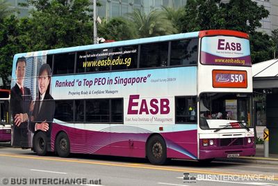 Bus 550 - SBS Transit Volvo Olympian (SBS9233L)