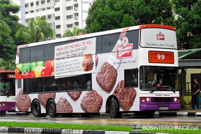 Bus 99 - SBS Transit Volvo Olympian (SBS9253D)