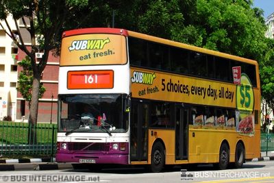 Bus 161 - SBS Transit Volvo Olympian (SBS9255Z)