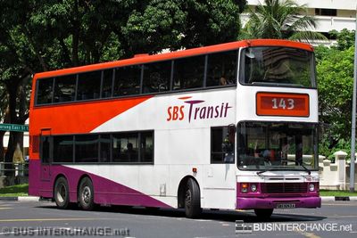 Bus 143 - SBS Transit Volvo Olympian (SBS9263A)