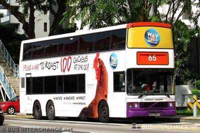 Bus 65 - SBS Transit Volvo Olympian (SBS9265U)