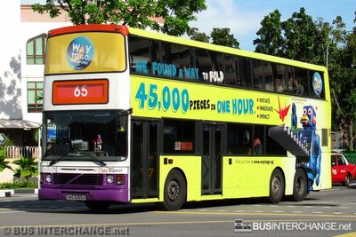 Bus 65 - SBS Transit Volvo Olympian (SBS9265U)