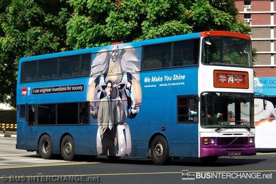Bus 74 - SBS Transit Volvo Olympian (SBS9273X)