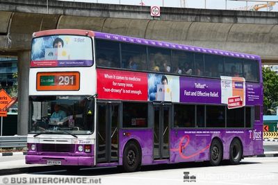Bus 291 - SBS Transit Volvo Olympian (SBS9323K)