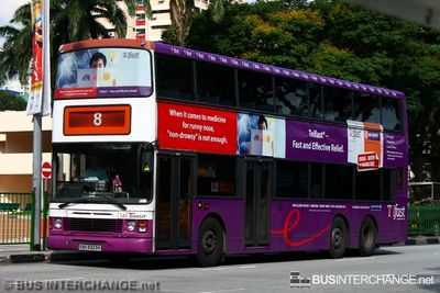 Bus 8 - SBS Transit Volvo Olympian (SBS9323K)