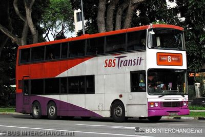 Bus 8 - SBS Transit Volvo Olympian (SBS9323K)