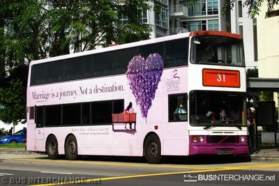 Bus 31 - SBS Transit Volvo Olympian (SBS9342E)