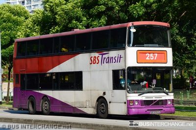 Bus 257 - SBS Transit Volvo Olympian (SBS9392K)