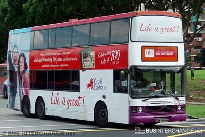 Bus 161 - SBS Transit Volvo Olympian (SBS9398U)