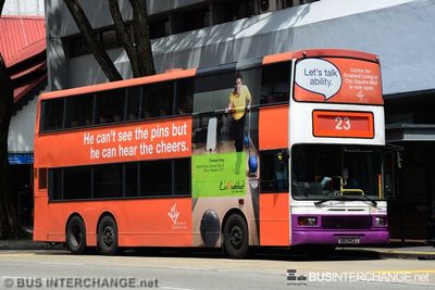 Bus 23 - SBS Transit Volvo Olympian (SBS9413J)