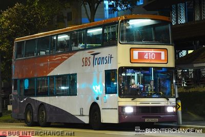 Bus 410W - SBS Transit Volvo Olympian (SBS9449G)