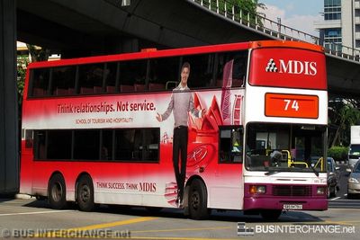 Bus 74 - SBS Transit Volvo Olympian (SBS9479U)