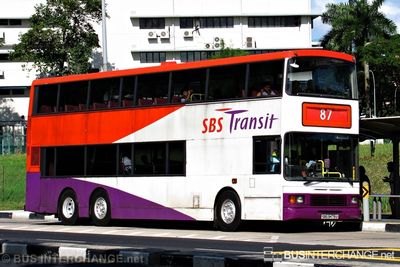 Bus 87 - SBS Transit Volvo Olympian (SBS9479U)