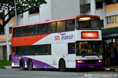 Bus 198A - SBS Transit Volvo Olympian (SBS9494A)